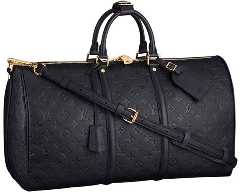 louis vuitton monogram keepall 45 bandoulière empreinte line|keepall bandouliere 45 vs 55.